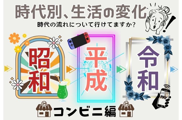 時代別、生活の変化①