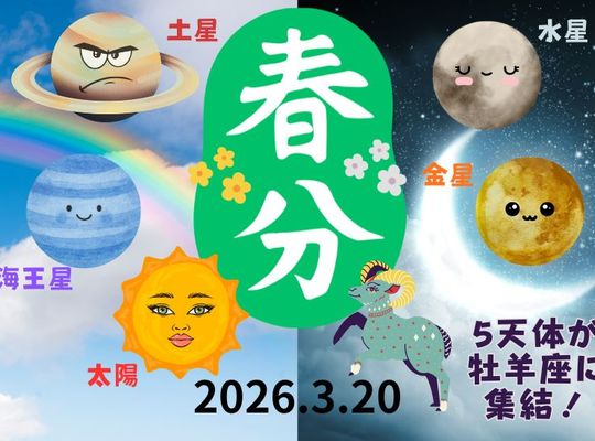 春分の日～天体の集結～